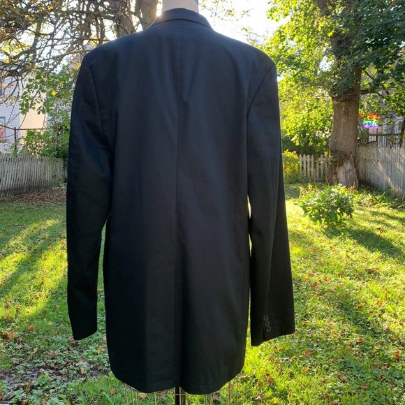 NWT Gap Man's Black Cotton Sports Jacket - Picture 3 of 16